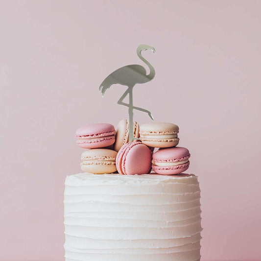 FLAMINGO Cake Topper (MIRROR)
