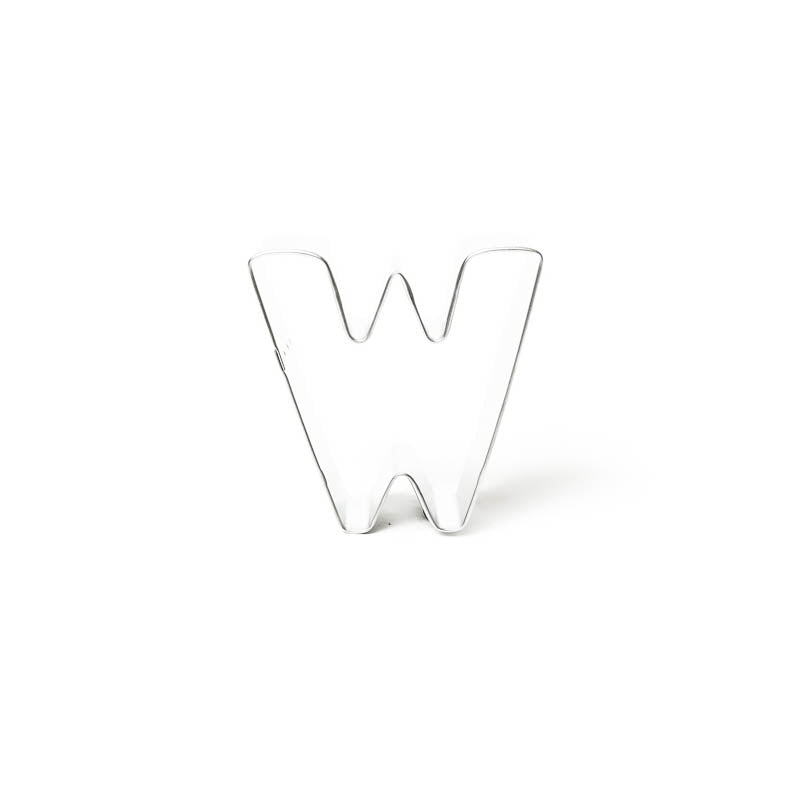 LETTER W Cookie Cutter