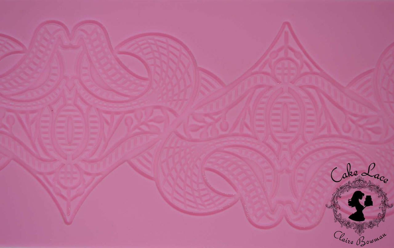 ART NOUVEAU 3D Cake Lace Mat - by Claire Bowman