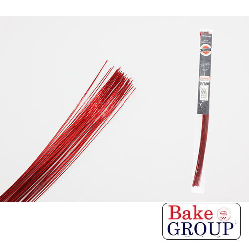 Flower Wire 24 Gauge (Metallic) - RED