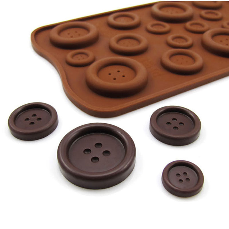 BUTTONS Silicone Chocolate Mould