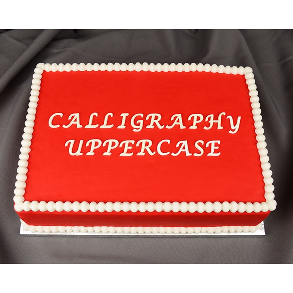 UPPERCASE CALLIGRAPHY Flexabet Onlay - Marvelous Molds