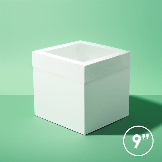 9"" Tall Cake Box with Window