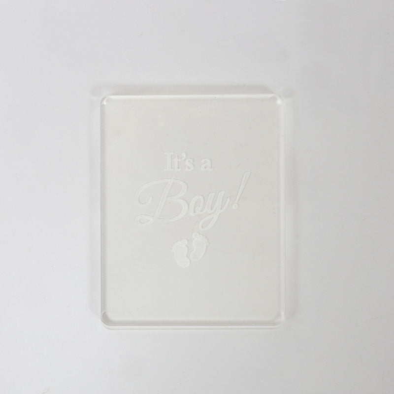 COO KIE Embosser Stamp - IT'S A BOY