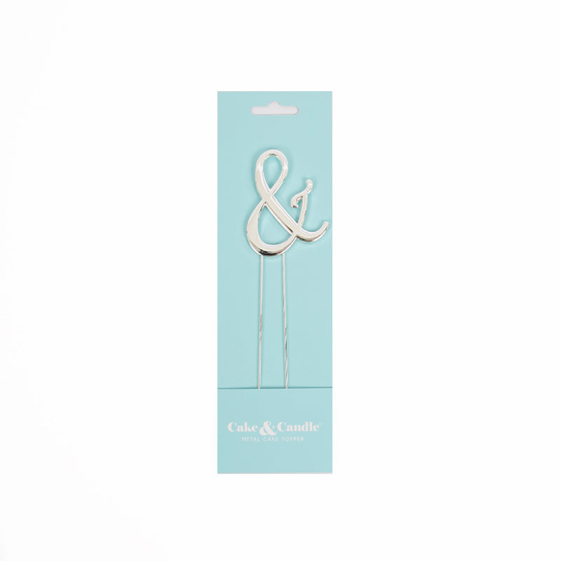 SILVER Cake Topper (7cm) - SYMBOL &