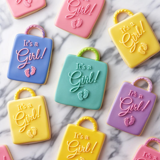 COO KIE Embosser Stamp - IT'S A GIRL