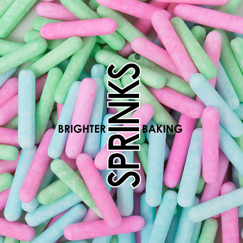 500g MARBLE PASTEL Rods - by Sprinks