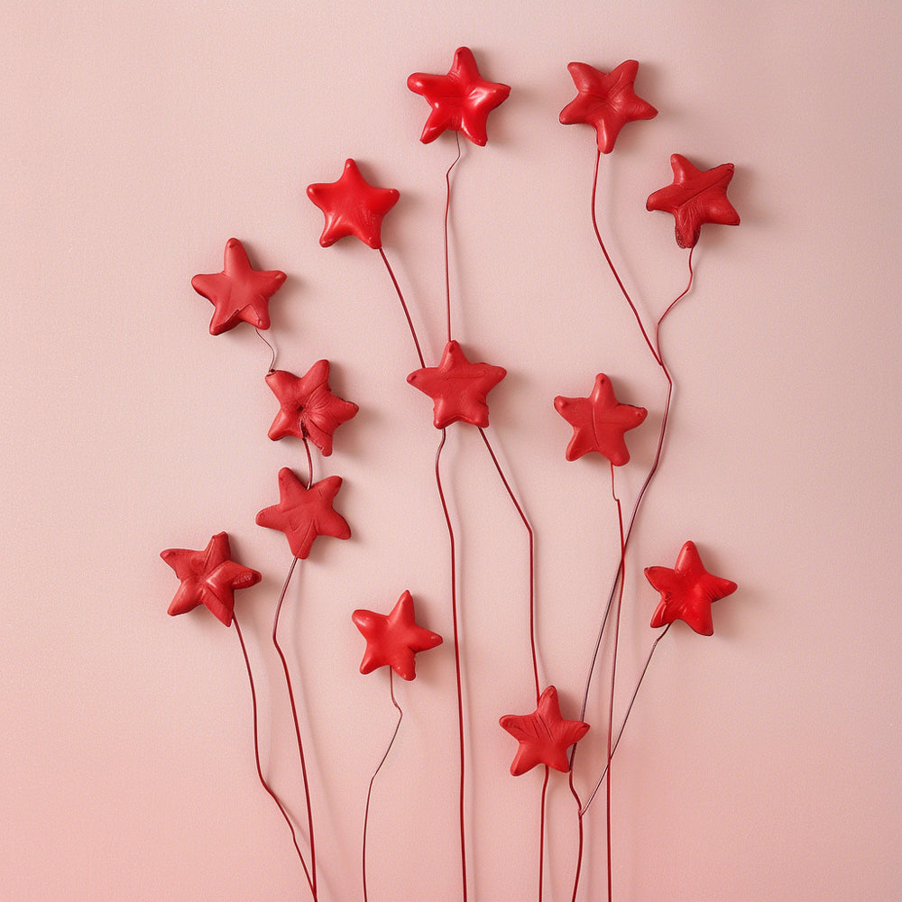 Flower Wire 24 Gauge (Metallic) - RED