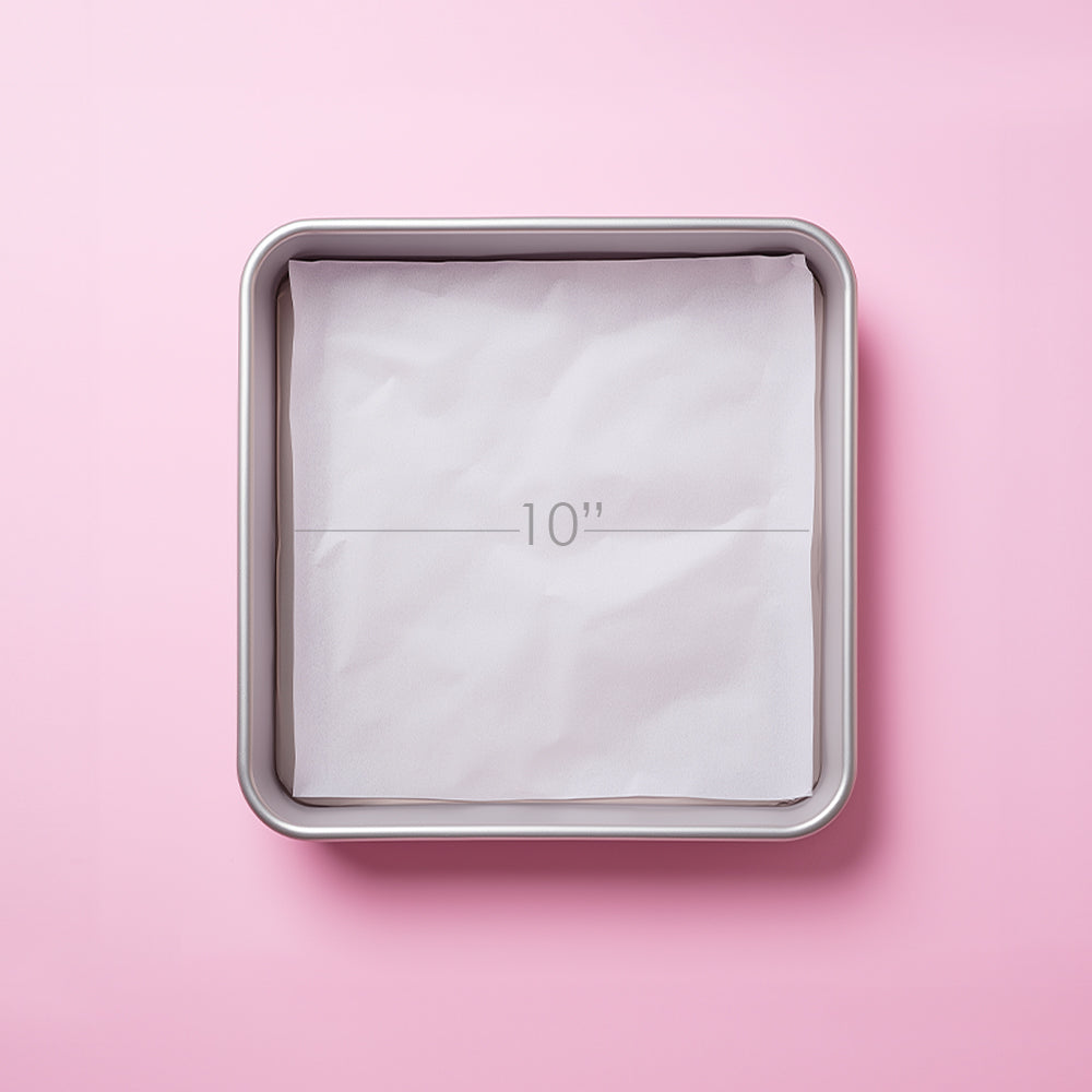 Pre-cut Baking Paper 10"" Square (Pack of 25)