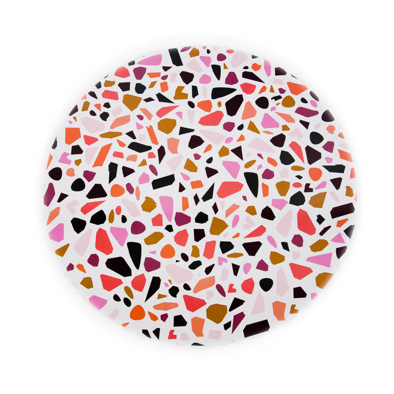 Food Presentation Board (TERRAZZO) - 12"" ROUND