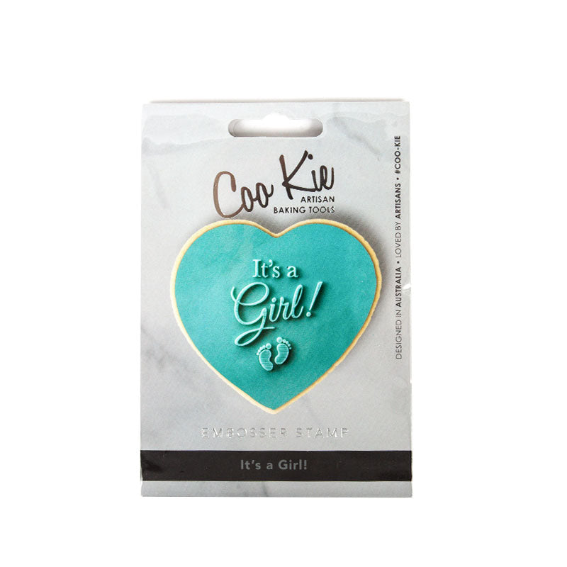 COO KIE Embosser Stamp - IT'S A GIRL