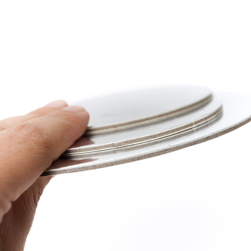 SILVER FOIL Cake Card Board - 13"" ROUND