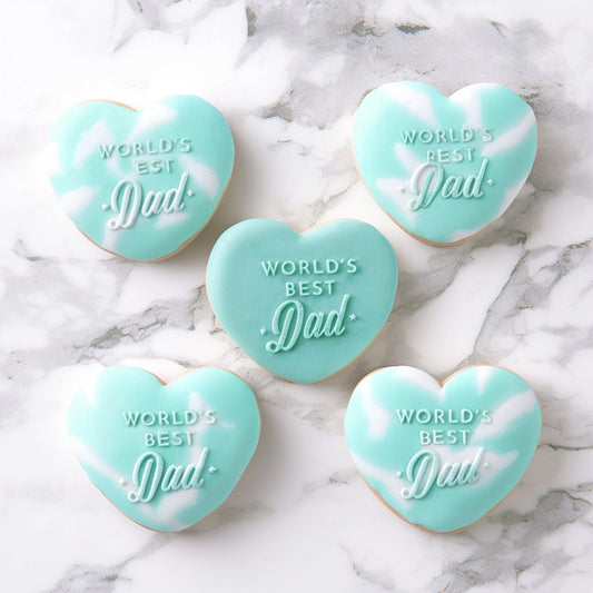 COO KIE Embosser Stamp - WORLD'S BEST DAD