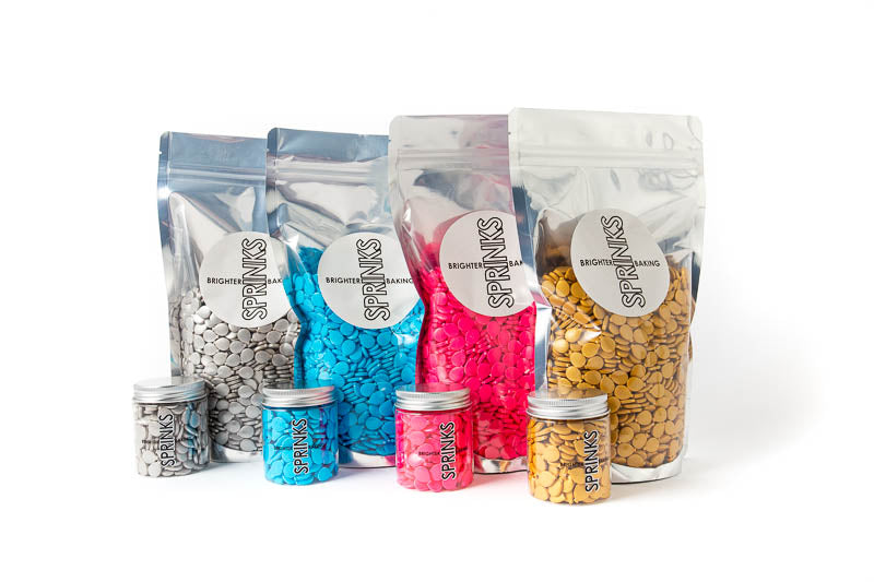 500g SILVER Balloons - by Sprinks