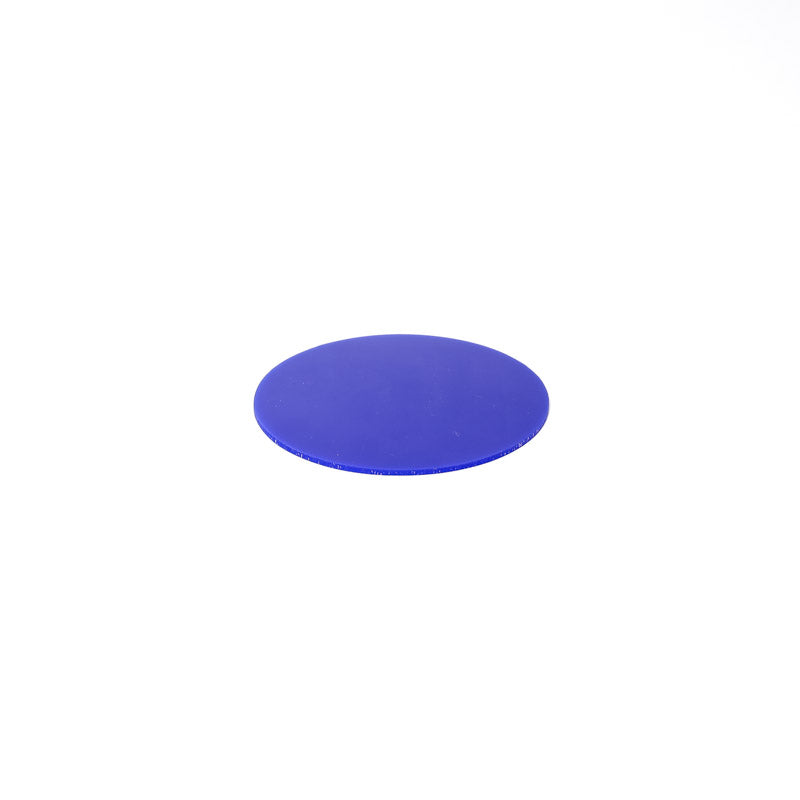5.5"" ROUND Acrylic Cake Setup Board (BLUE)