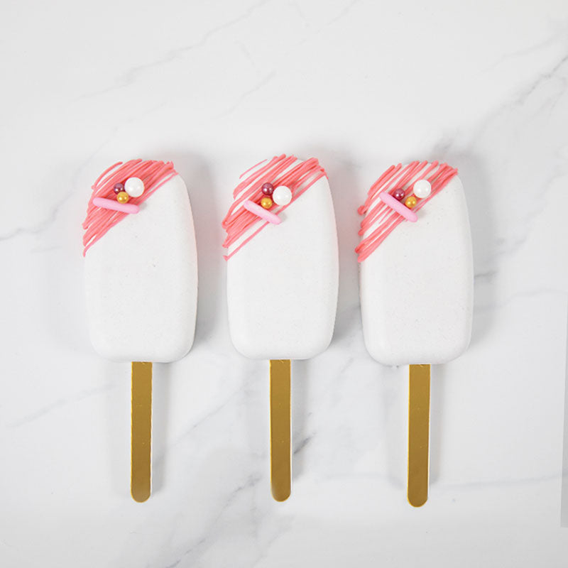 Acrylic CAKESICLE Sticks - GOLD (Pack of 25)