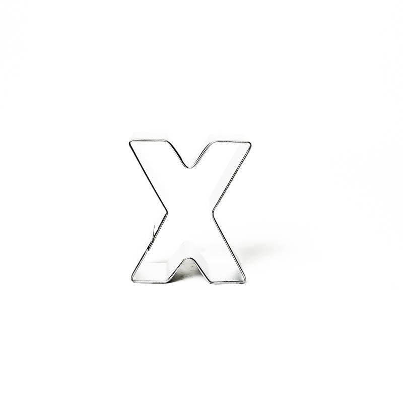 LETTER X Cookie Cutter