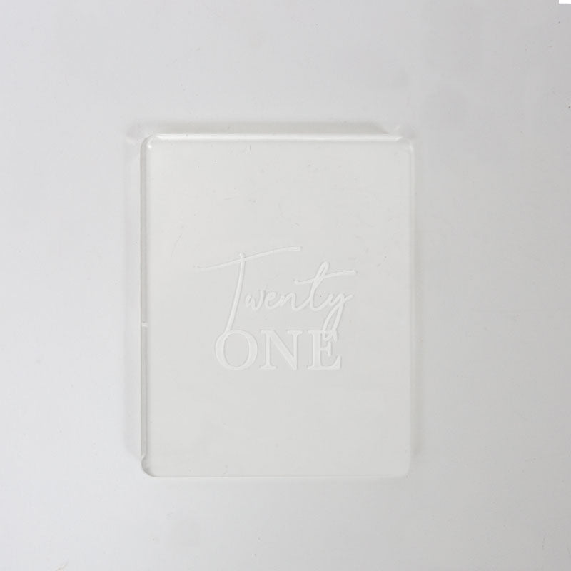 COO KIE Embosser Stamp - TWENTY ONE