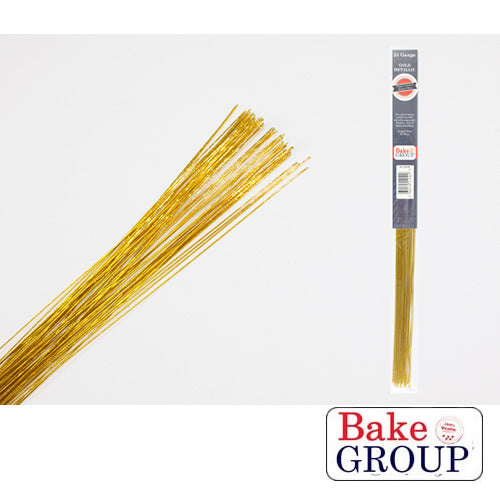 Flower Wire 24 Gauge (Metallic) - GOLD