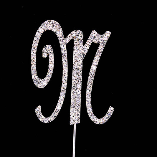Large Diamante (7cm) - LETTER M