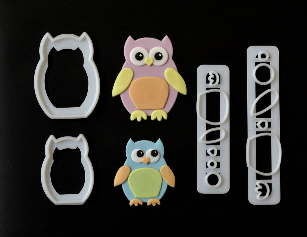 FMM Mummy & Baby Owl Cutter Set