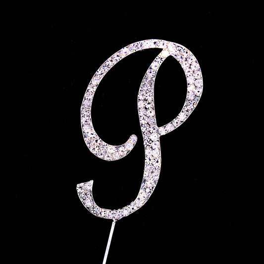 Large Diamante (7cm) - LETTER P