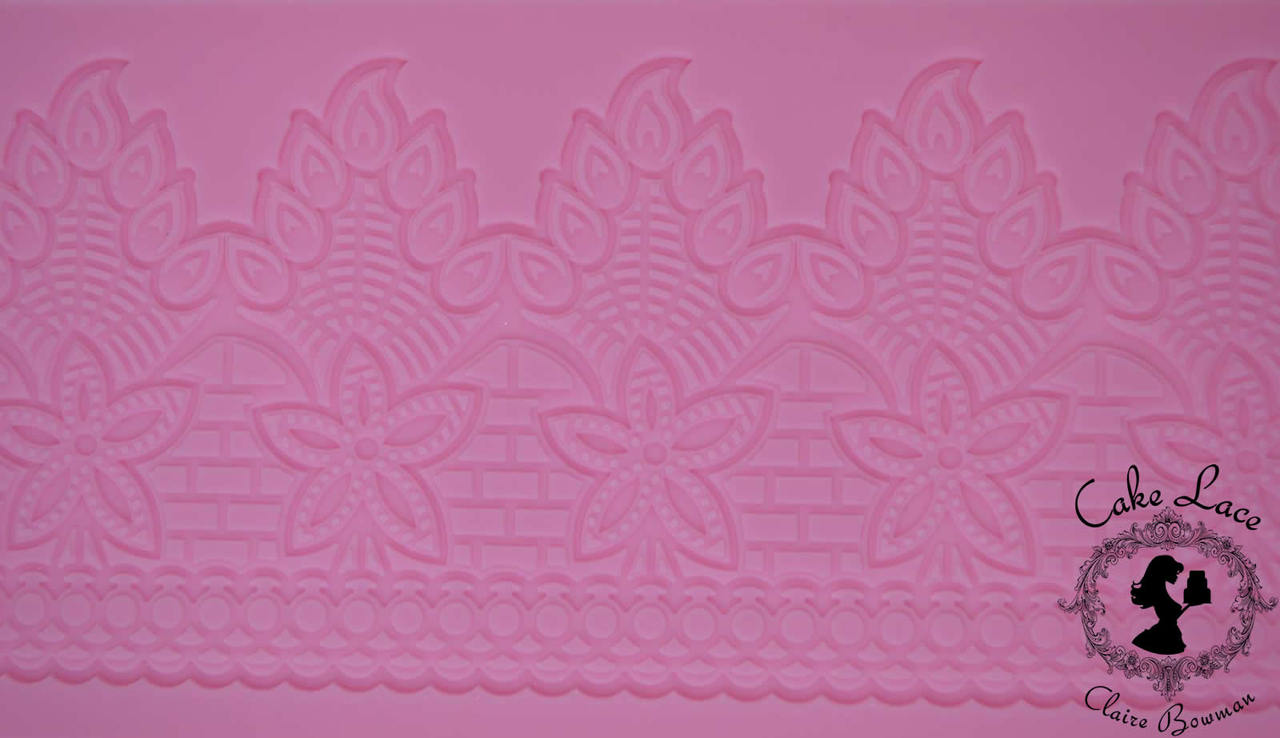 PEACOCK 3D Cake Lace Mat - by Claire Bowman