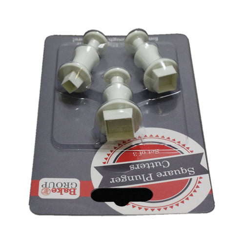 Plunger Cutters SQUARE - set of 3
