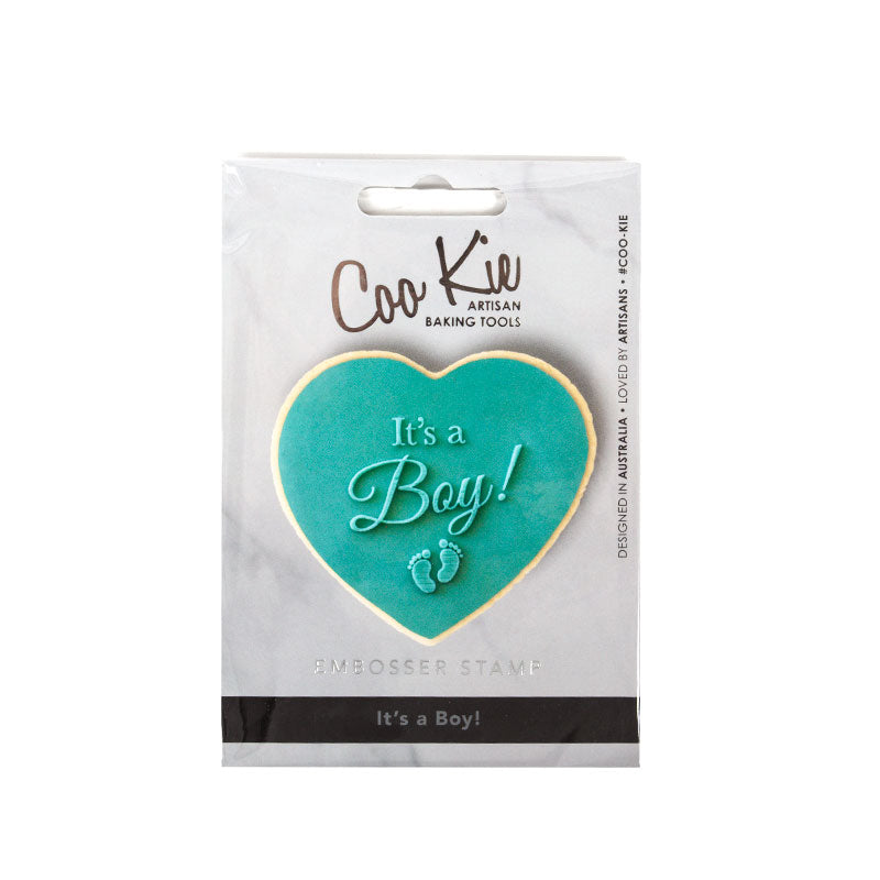 COO KIE Embosser Stamp - IT'S A BOY