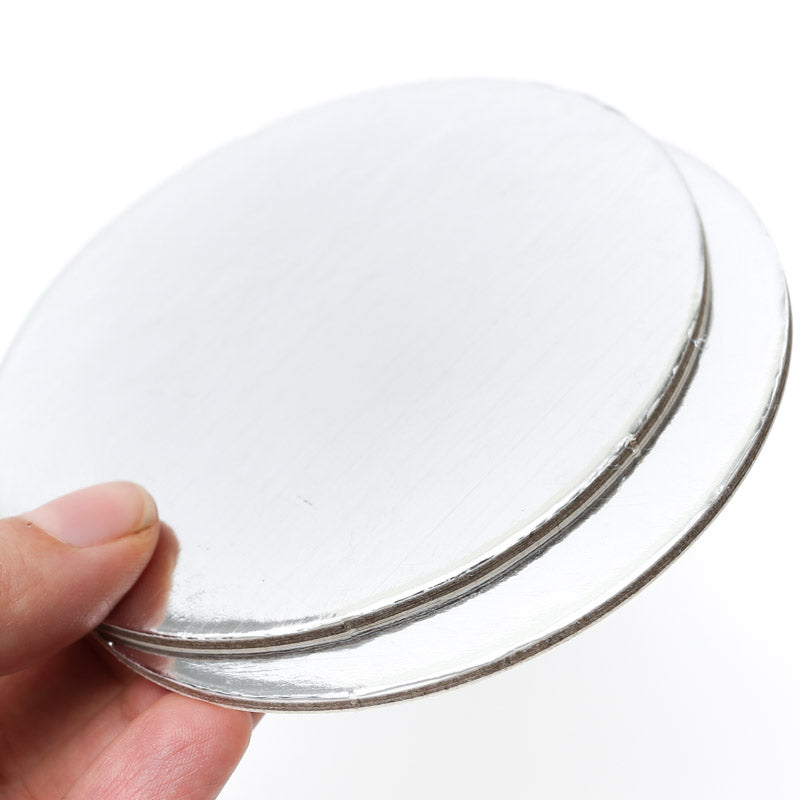 SILVER FOIL Cake Card Board - 13"" ROUND