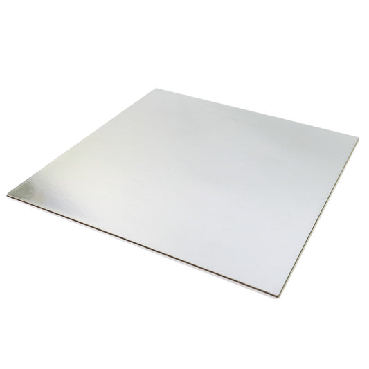 SILVER FOIL Cake Card Board - 5"" SQUARE