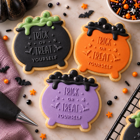 COO KIE Embosser Stamp - TRICK OR TREAT YOURSELF