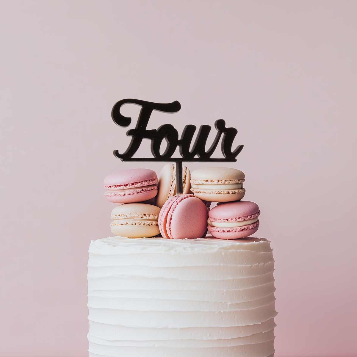 Number FOUR Cake Topper (Black) – Bake Group Factory Outlet