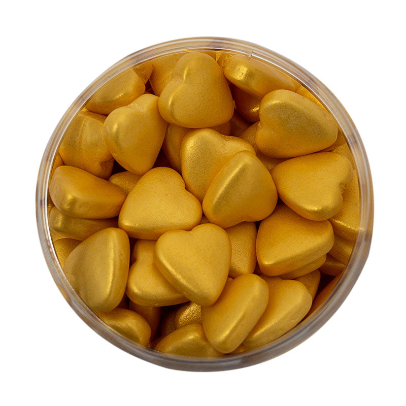 500g GOLD Hearts - by Sprinks