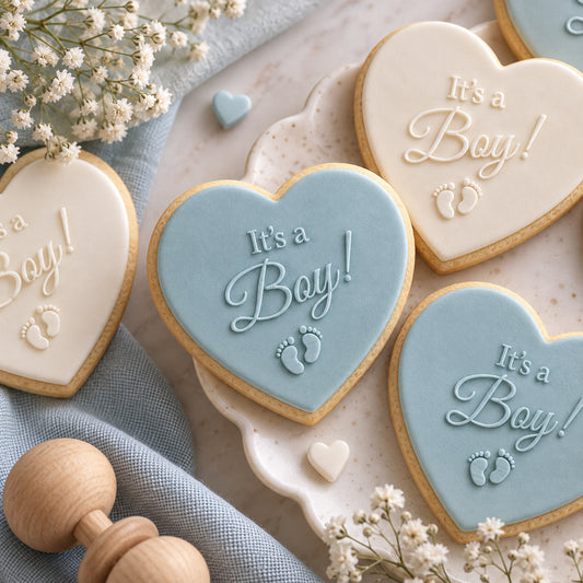 COO KIE Embosser Stamp - IT'S A BOY