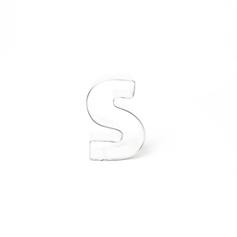 LETTER S Cookie Cutter