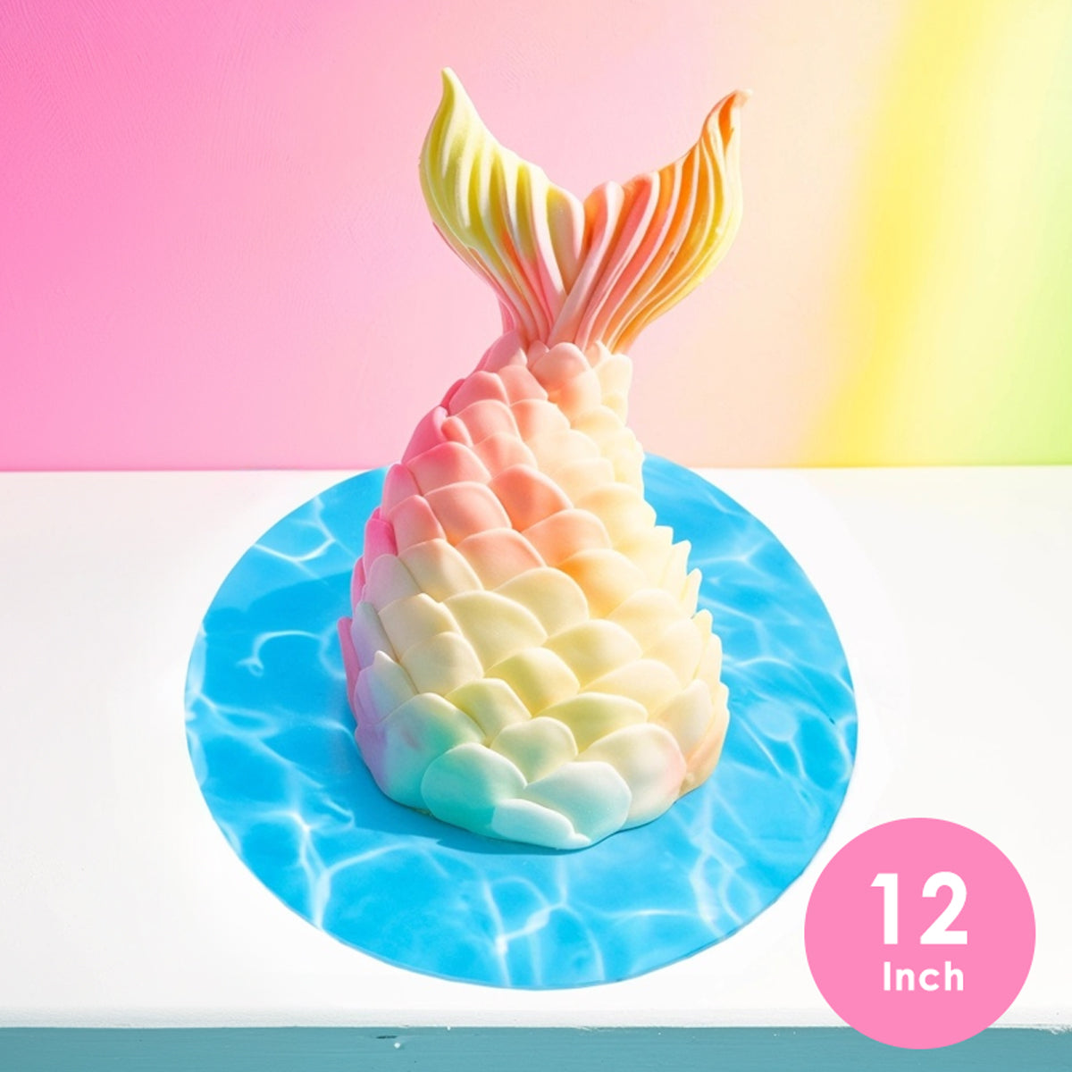 Food Presentation Board (WATER) - 12"" ROUND