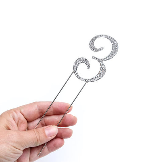 Large Diamante (7cm) - NUMBER 3