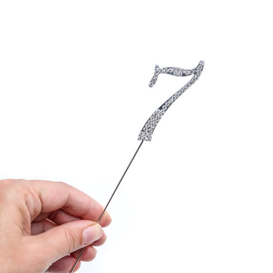 Large Diamante (7cm) - NUMBER 7