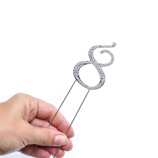 Large Diamante (7cm) - NUMBER 8