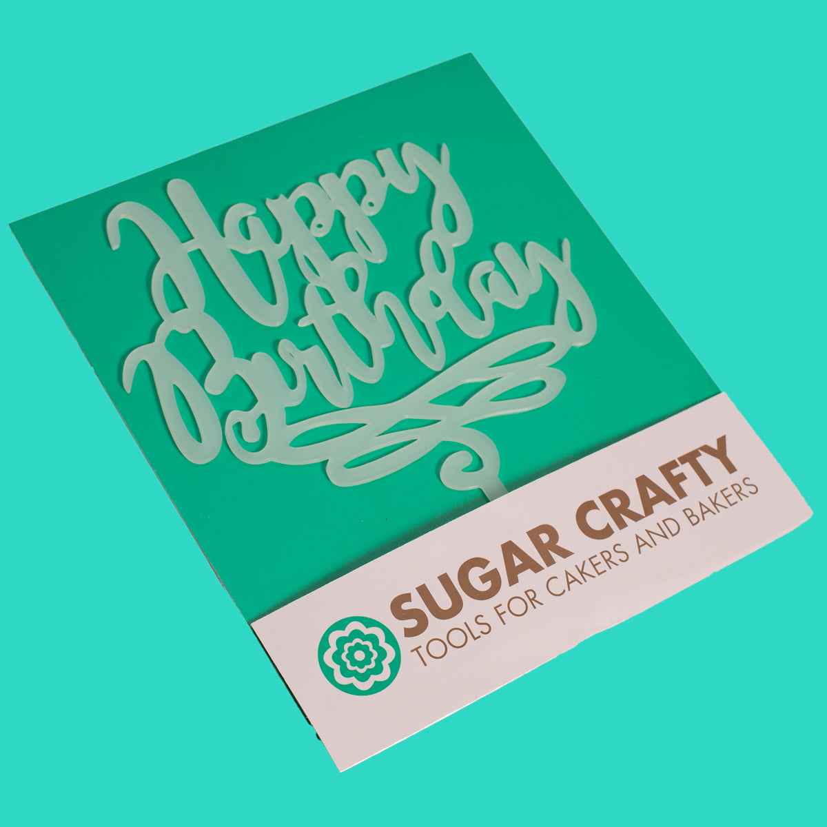 HAPPY BIRTHDAY Cake Topper (Opaque)