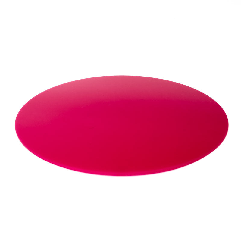 13.5"" ROUND Acrylic Cake Setup Board (PINK)